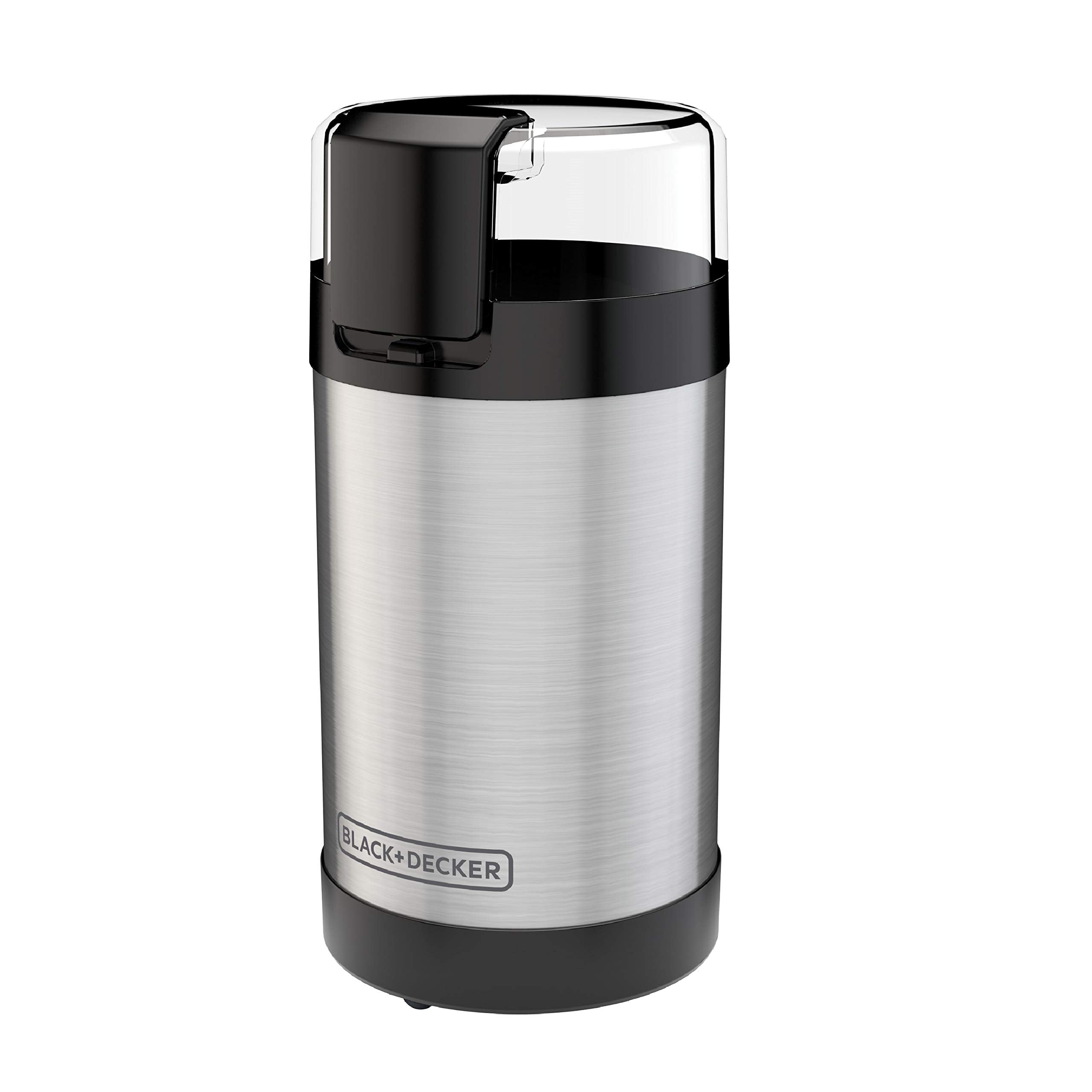 BLACK+DECKER One Touch Coffee Grinder, 2/3 Cup Coffee Bean Capacity