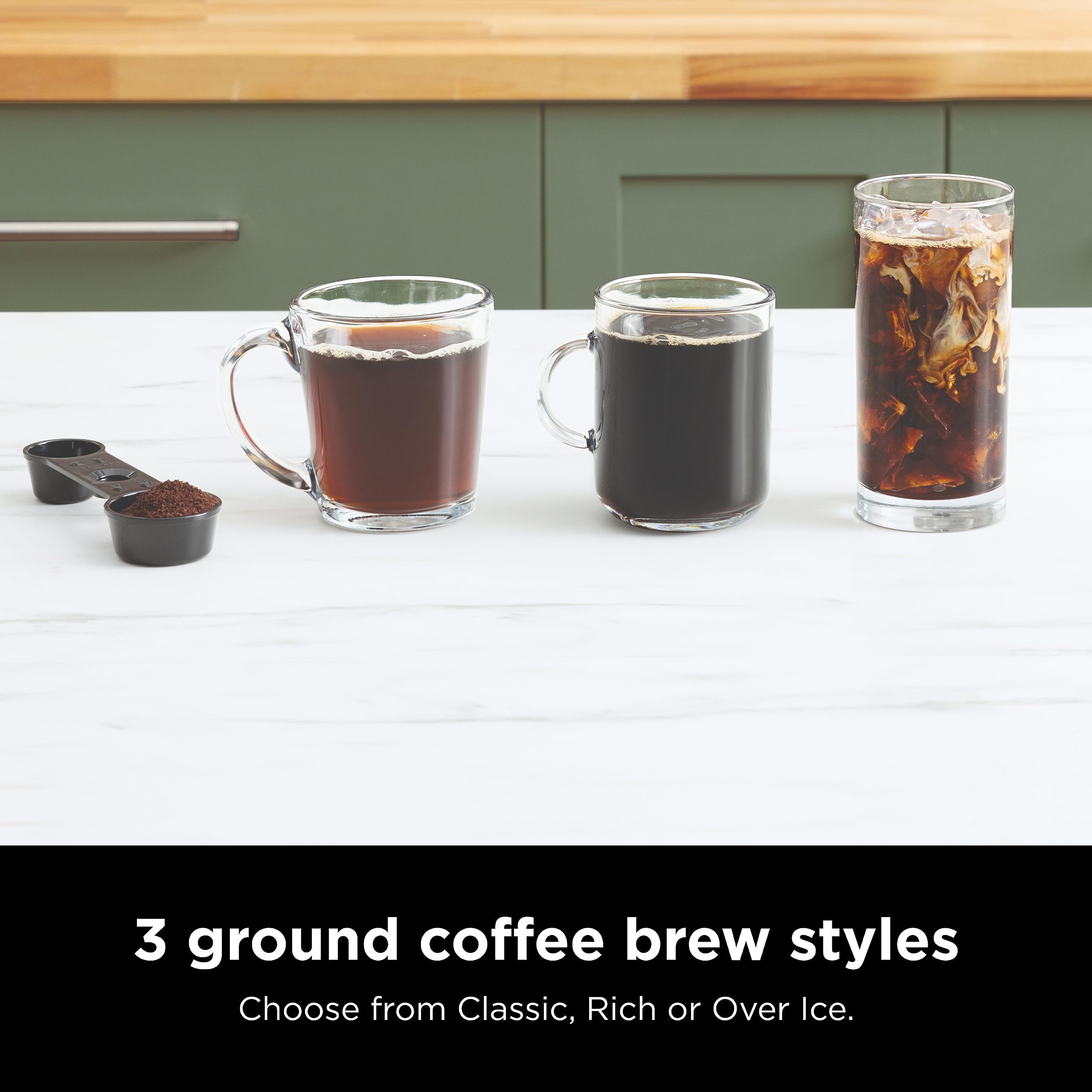 Ninja Espresso & Coffee Maker & Barista System, 3 Espresso Brew Styles, Single-Serve Coffee & Nespresso Capsule Compatible, Built-in Frother, Espresso, Cappuccino & Latte Maker